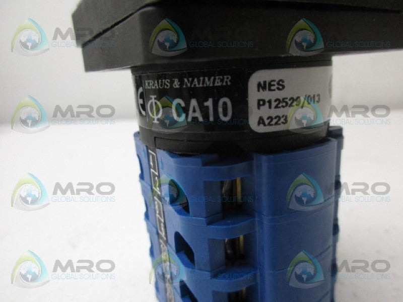 KRAUS & NAIMER CA10A223EF ROTARY SWITCH *NEW IN BOX*