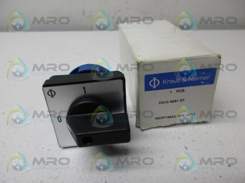 KRAUS & NAIMER CA10A291EF ROTARY SWITCH *NEW IN BOX*