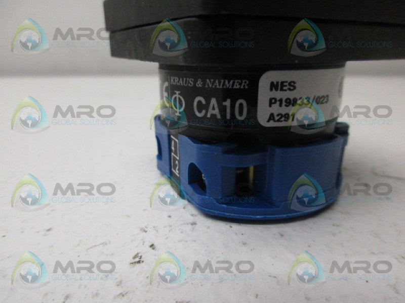 KRAUS & NAIMER CA10A291EF ROTARY SWITCH *NEW IN BOX*