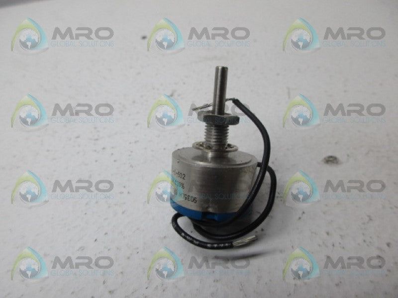 BOURNS 6638S-1-502 POTNTIOMETER *USED*