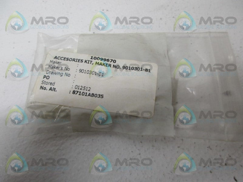 INDUSTRIAL MRO 9010301-B1 ACCESSORIES KIT *NEW IN FACTORY BAG*