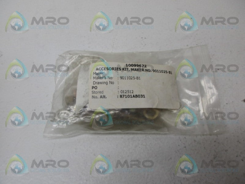 INDUSTRIAL MRO 9011025-B1 ACCESSORIES KIT *NEW IN FACTORY BAG*