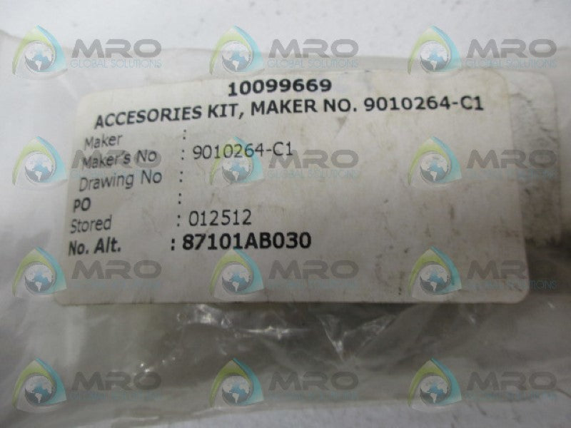 INDUSTRIAL MRO 9010264-C1 ACCESSORIES KIT *NEW IN FACTORY BAG*