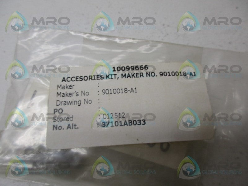 INDUSTRIAL MRO 9010018-A1 ACCESSORIES KIT *NEW IN FACTORY BAG*