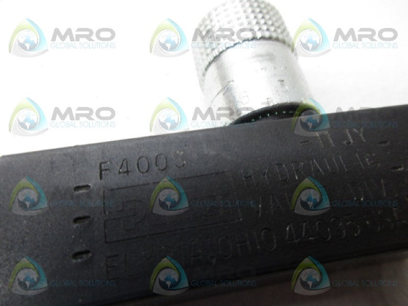 PARKER F400S FLOW CONTROL VALVE *NEW IN BOX*