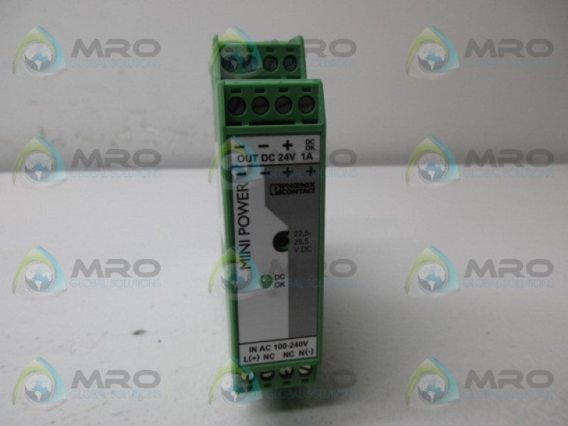 PHOENIX CONTACT MINI-PS-100-240AC/24DC/1 POWER SUPPLY *NEW NO BOX*