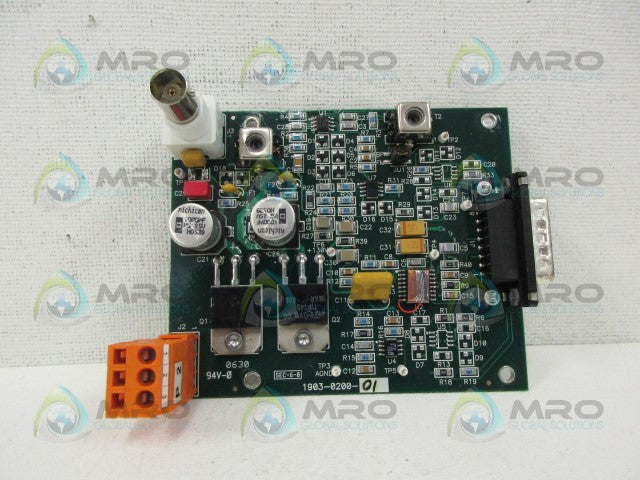 TELEDYNE MONITOR 1903-0200-01 CIRCUIT BOARD *USED*