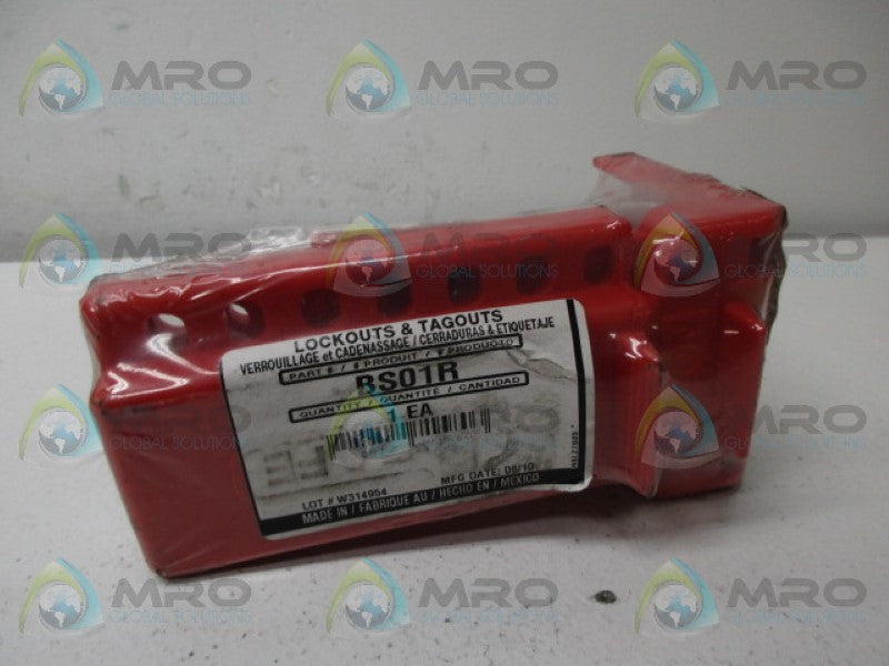 NORTH BS01R BALL VALVE LOCKOUT *NEW IN ORIGINAL PACKAGE*