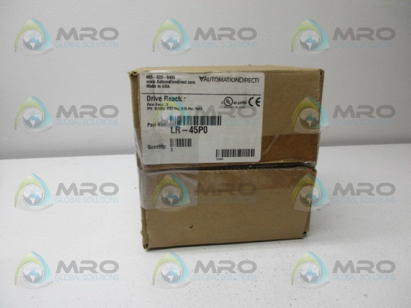 AUTOMATION DIRECT LR-45P0 DRIVE REACTOR *NEW IN BOX*