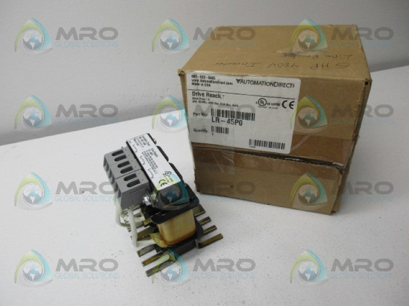 AUTOMATION DIRECT LR-45P0 DRIVE REACTOR *NEW IN BOX*
