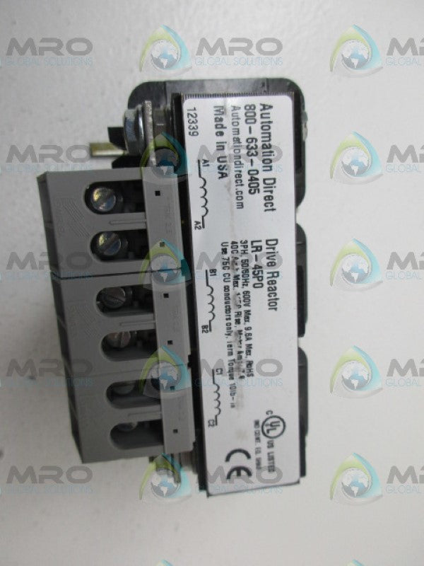 AUTOMATION DIRECT LR-45P0 DRIVE REACTOR *NEW IN BOX*