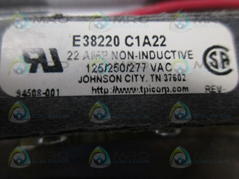 COLUMBUS ELECTRIC S2022H10AB THERMOSTAT *NEW IN BOX*