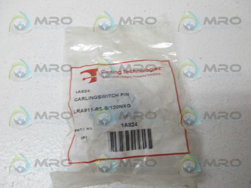 CARLINGSWITCH LRA911-RS-B/120NXG ROCKER SWITCH  NSMP