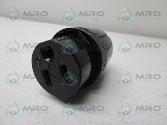 PASS SEYMOUR  5296-BK CONNECTOR PLUG *NEW NO BOX*