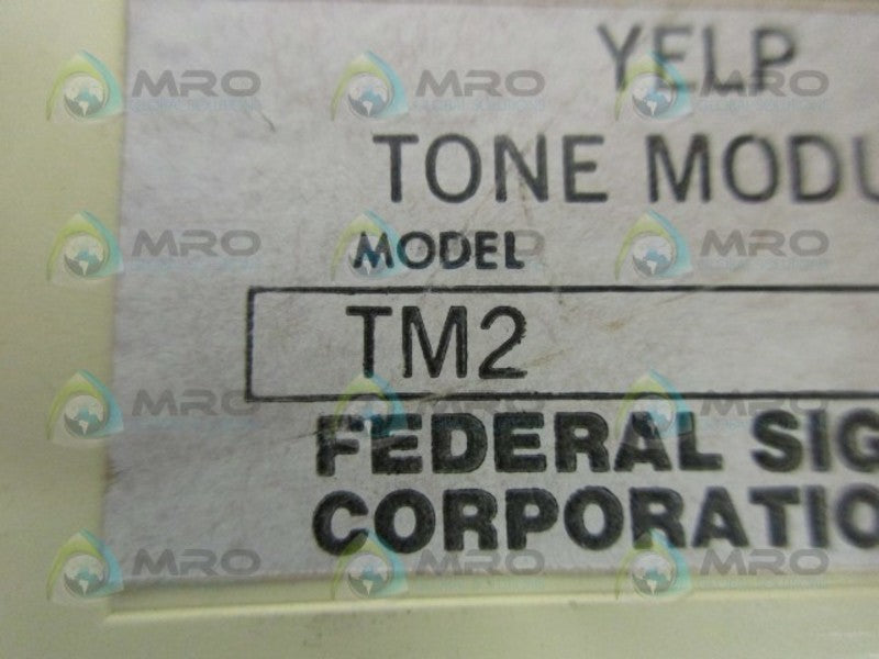 FEDERAL SIGNAL TM2 YELP TONE MODULE *USED*