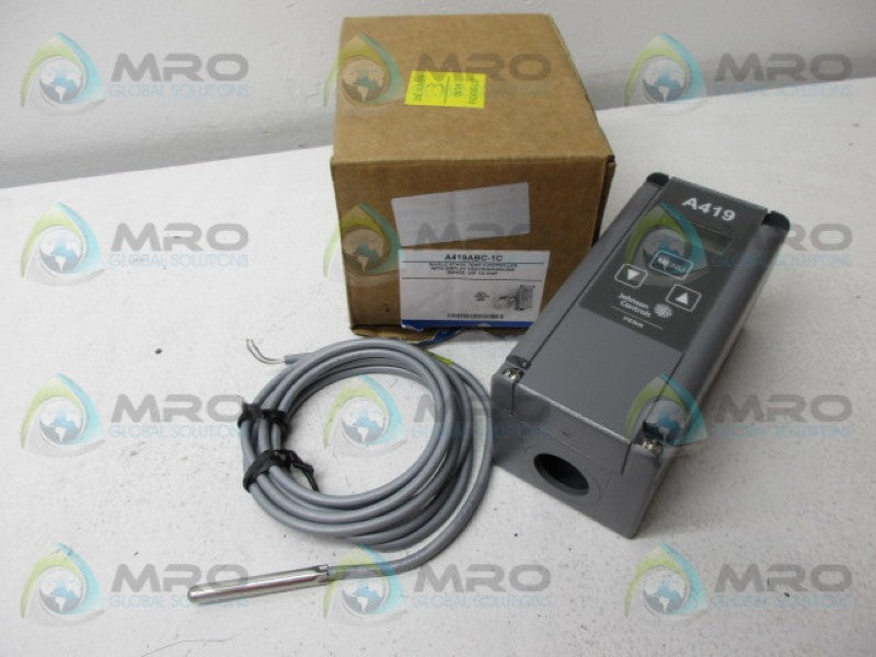 JOHNSON CONTROLS A419ABC-1C TEMPERATURE CONTROL *NEW IN BOX*