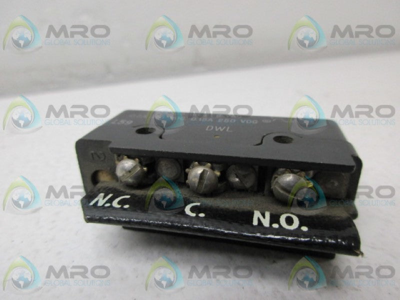 MICRO SWITCH DT-2R-A7MS25008-1 LIMIT SWITCH *NEW NO BOX*