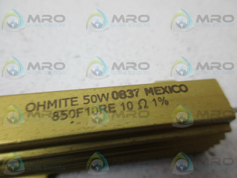 OHMITE  850F10RE RESISTOR 10 OHMS *USED*