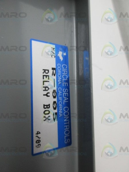 CIRCLE SEAL CONTROLS R-005 RELAY BOX *NEW NO BOX*