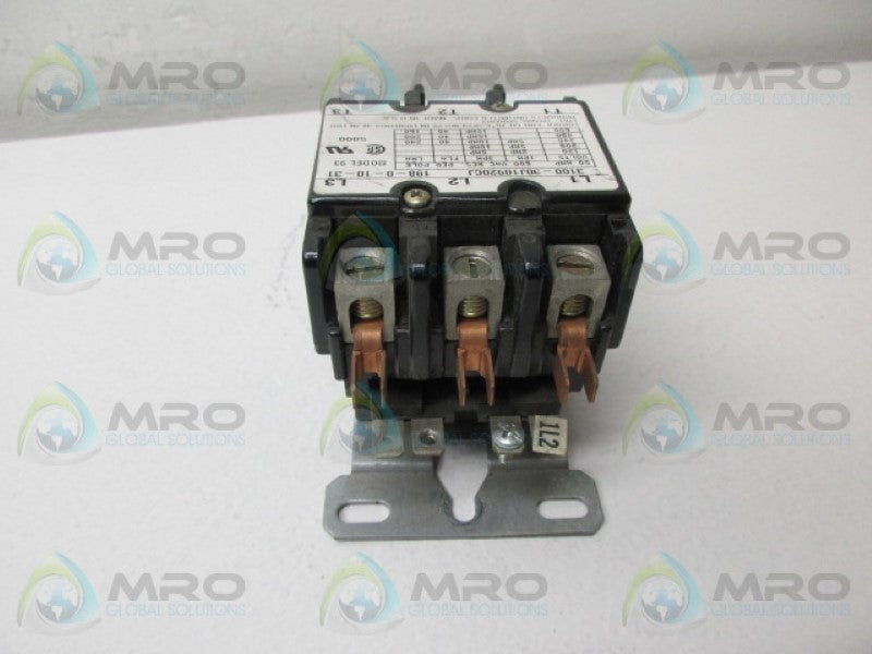 PRODUCTS UNLIMITED 93 3100-30J10920CJ CONTACTOR 120VAC *USED*