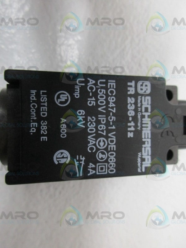 SCHMERSAL TR236-11Z LIMIT SWITCH *NEW NO BOX*