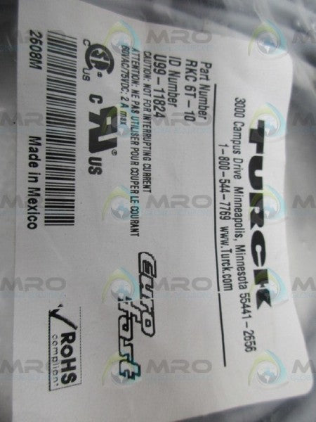 TURCK RKC6T-10 FAST CABLE NSMP