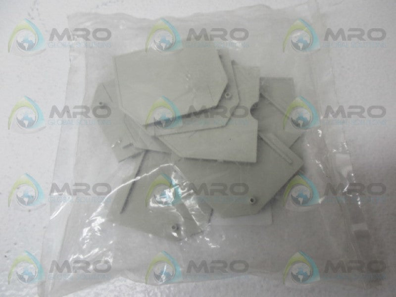 WIELAND APN10/V0 07.311.6655.0 END PLATE (PKG OF 10) *NEW IN FACTORY BAG*