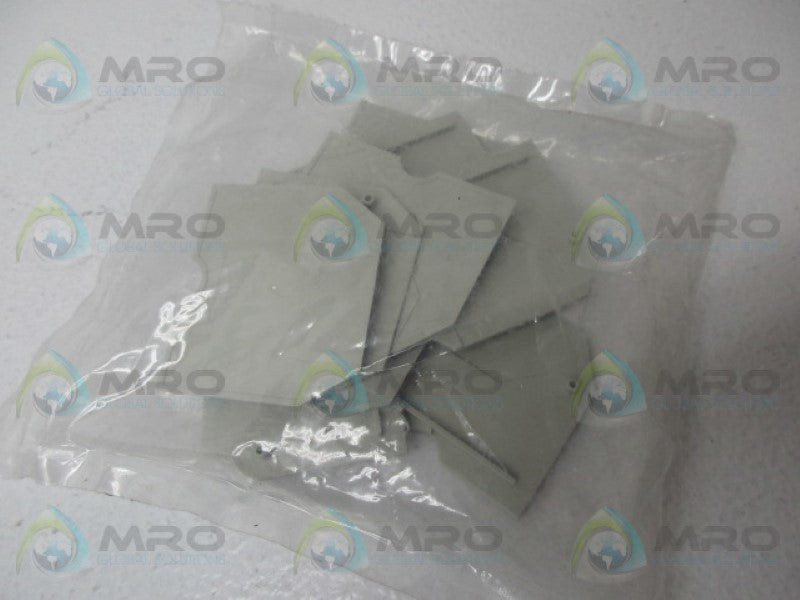WIELAND APN10/V0 07.311.6655.0 END PLATE (PKG OF 10) *NEW IN FACTORY BAG*