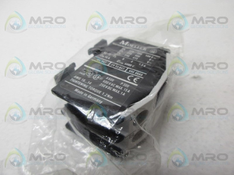 KLOCKNER MEOLLER 11DILM AUXILIARY CONTACT BLOCK NSMP