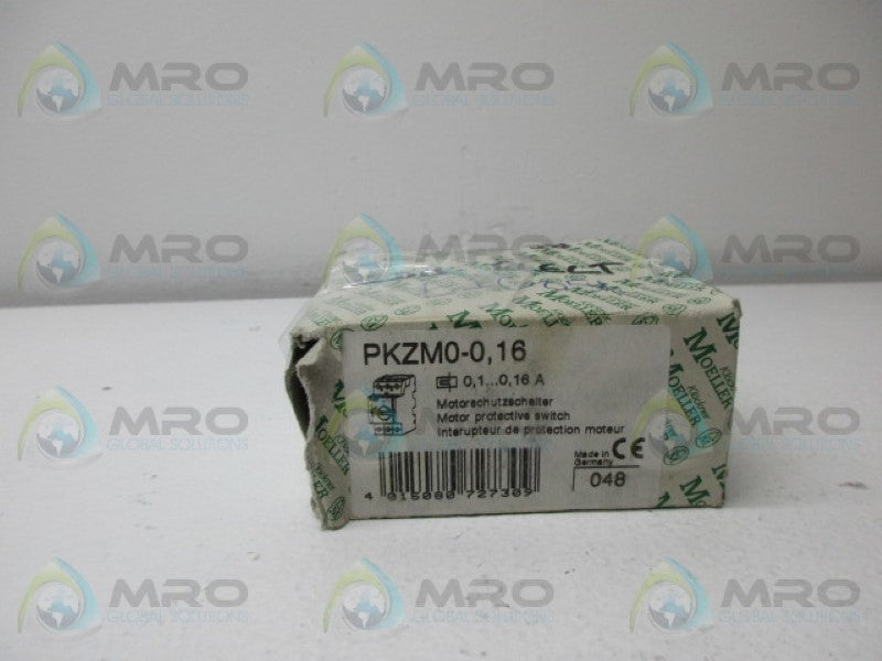 KLOCKNER MOELLER PKZM0-0,16 MANUAL MOTOR STARTER 0.1-0.16A NSMP