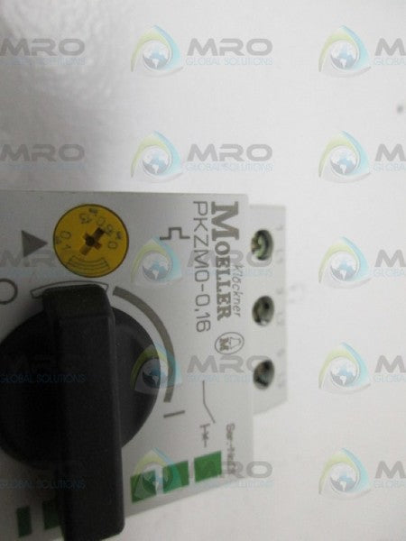 KLOCKNER MOELLER PKZM0-0,16 MANUAL MOTOR STARTER 0.1-0.16A NSMP