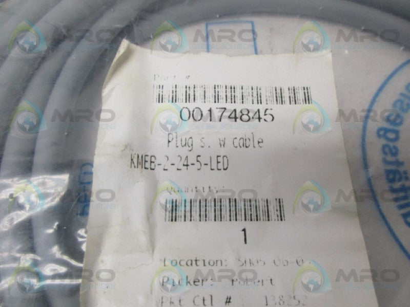 FESTO KMEB-2-24-5-LED CONNECTOR CABLE *NEW IN FACTORY BAG*