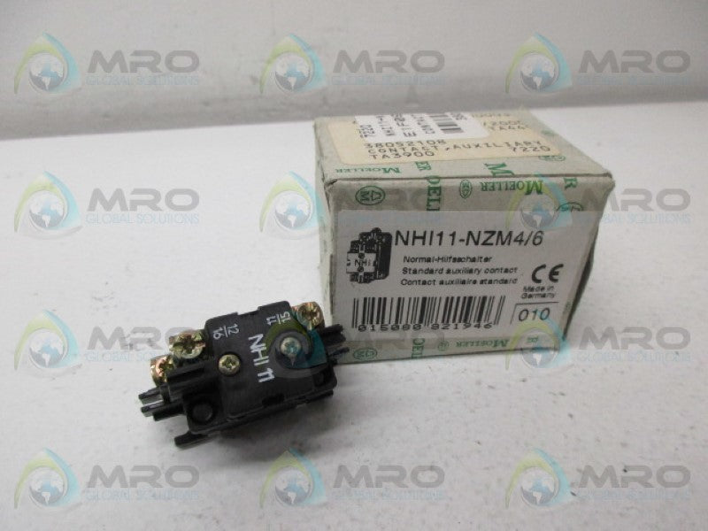KLOCKNER MOELLER NHI11-NZM4/6 AUXILIARY CONTACT NSMP