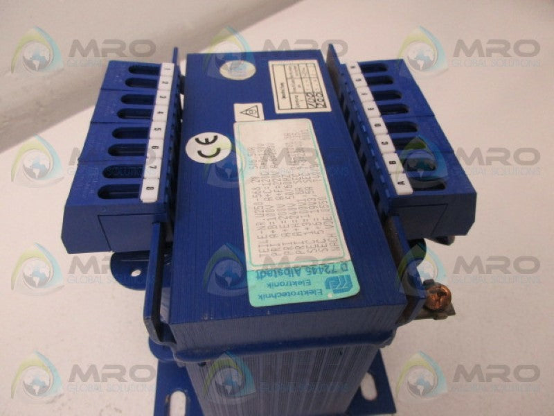 ELEKTROTECHNIK U250-568.20 TRANSFORMER UNMP