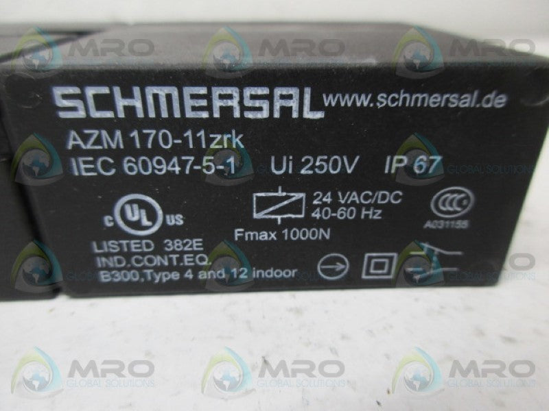 SCHMERSAL AZM170-11zrk 24VAC/DC *NEW IN BOX*