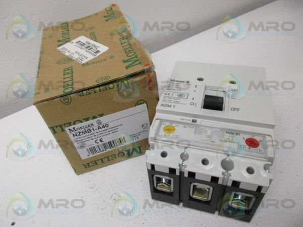 KLOCKNER MOELLER NZMB1-A40 CIRCUIT BREAKER 40A NSMP