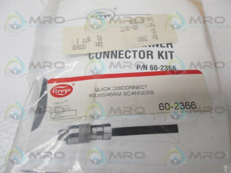 FIREYE 60-2366 45UV5/45RM QUICK DISCONNECTSCANNERS * NEW IN FACTORY BAG *