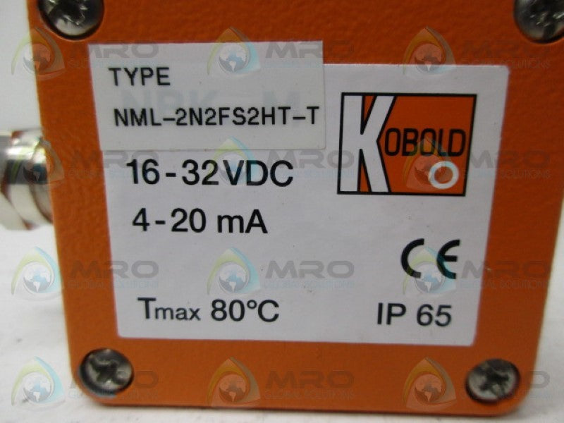 KOBOLD NML-2N2FS2HT-T LIQUID LEVEL TRANSDUCER NSNP