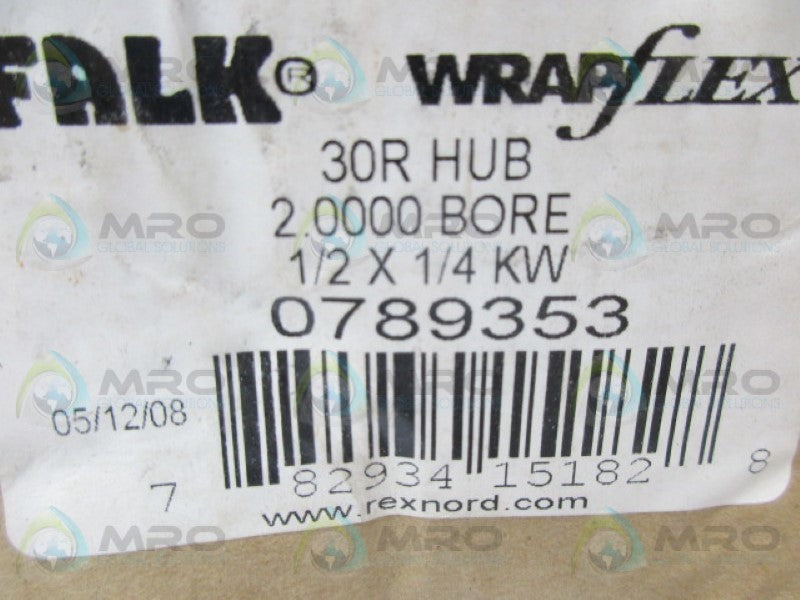 FALK 0789353 30R JAW COUPLING HUB 2.000" NSMP