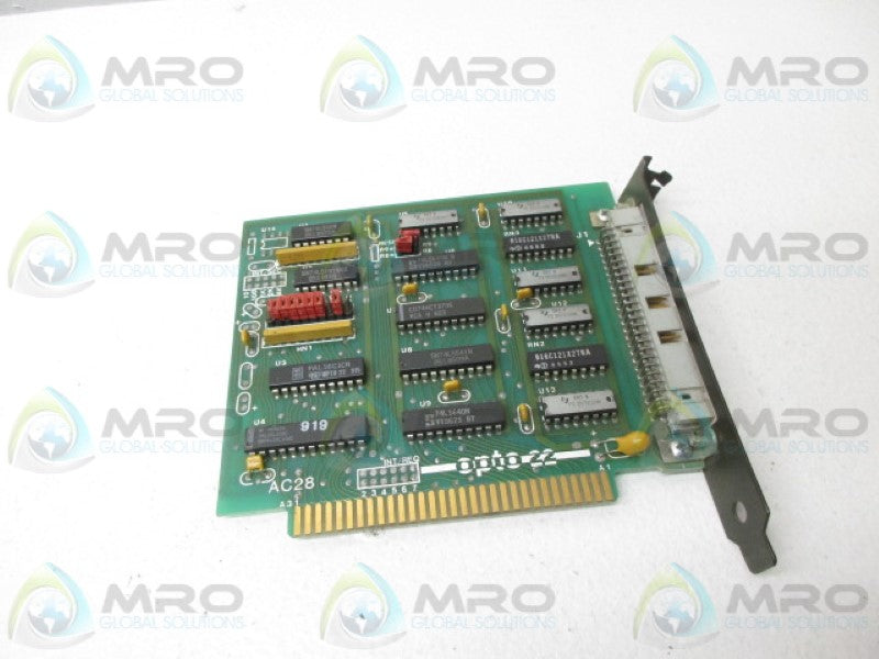 OPTO 22 AC28 ADAPTER CARD * USED *