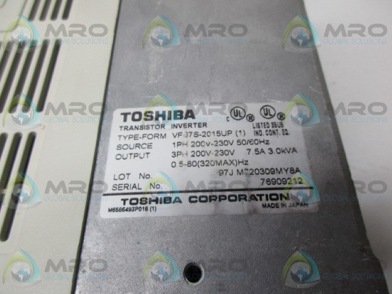 TOSHIBA VFS7S-2015UP TRANSISTOR INVERTER *NEW IN BOX *