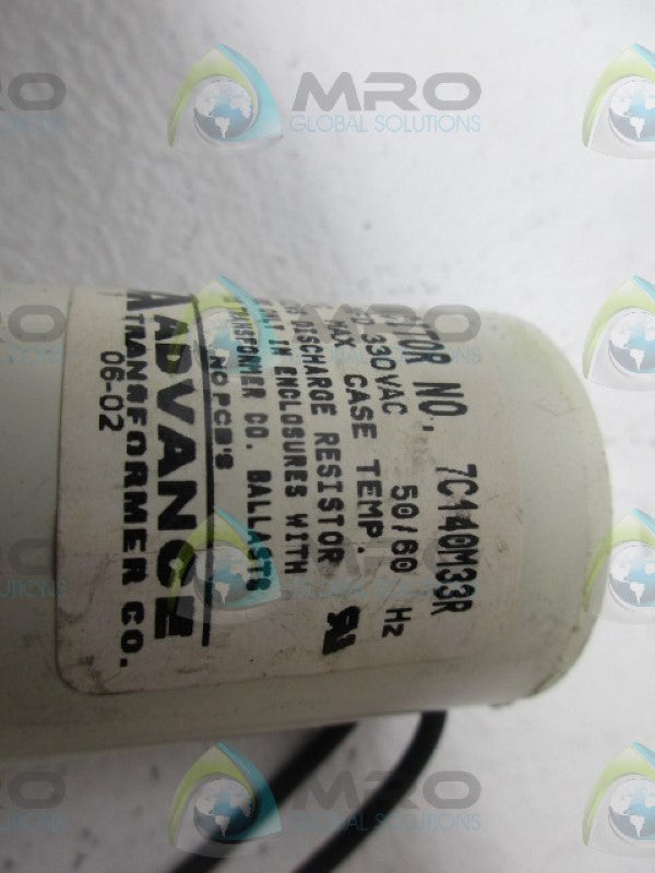 ADVANCE 7C140M33R CAPACITOR *NEW NO BOX*
