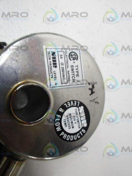 SOR TYPE 7 ELECTRIC LEVEL FLOW SWITCH * NEW NO BOX *