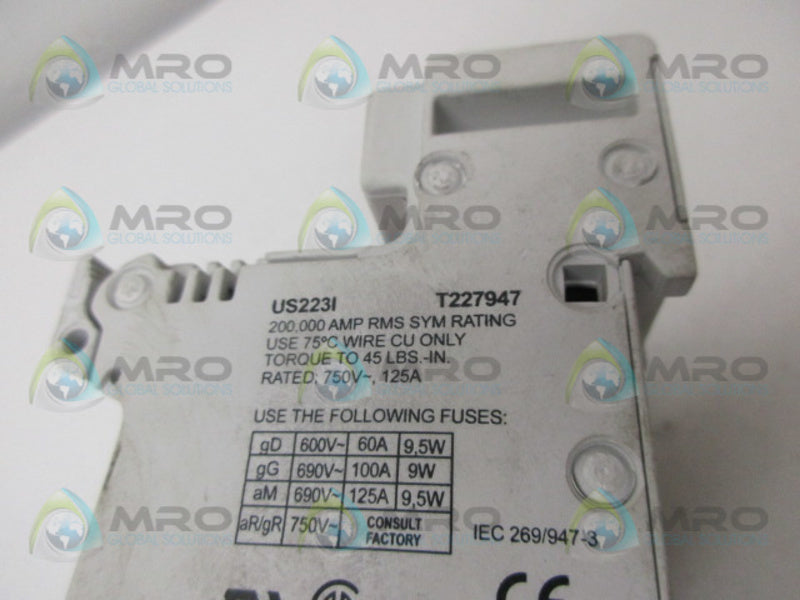 FERRAZ SHAWMUT US223I FUSE HOLDER  UNMP