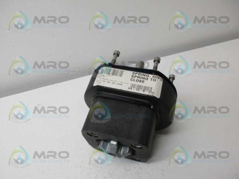 ITT 1-N-EN-36-A208 SPRING-TO-CLOSE VALVE (AS PICTURED)  NSNP