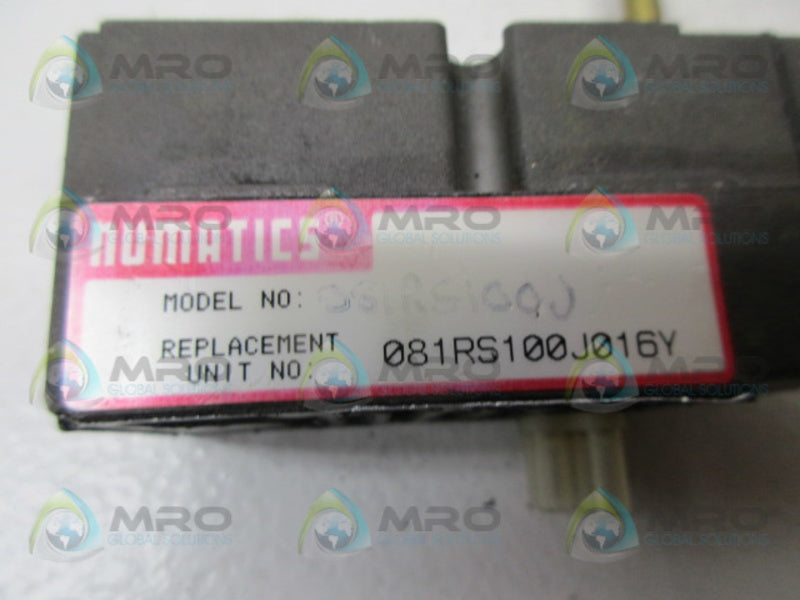 NUMATICS 081RS100J016Y PNEUMATIC REGULATOR  UNMP