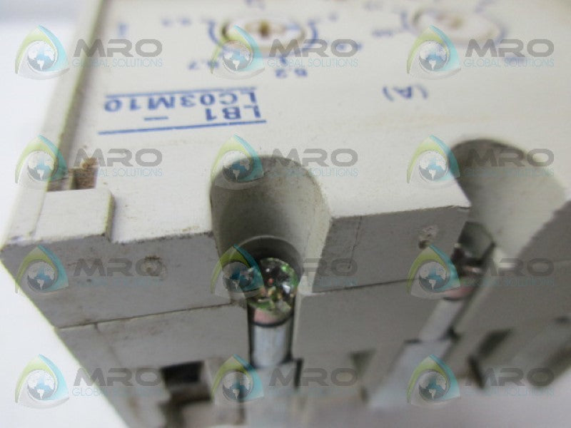 TELEMECANIQUE LB1-LC03M10 OVERLOAD RELAY  UNMP