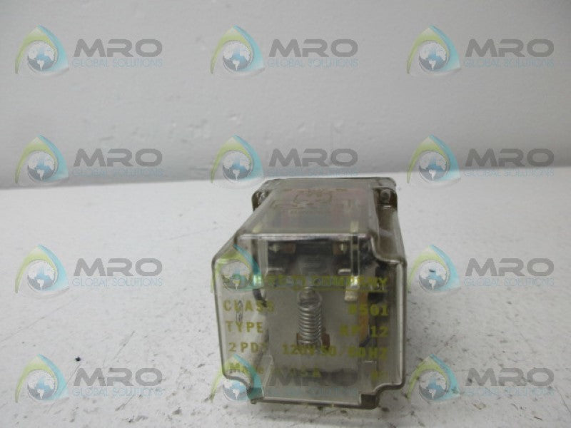 SQUARE D 8501-KP12 RELAY  UNMP