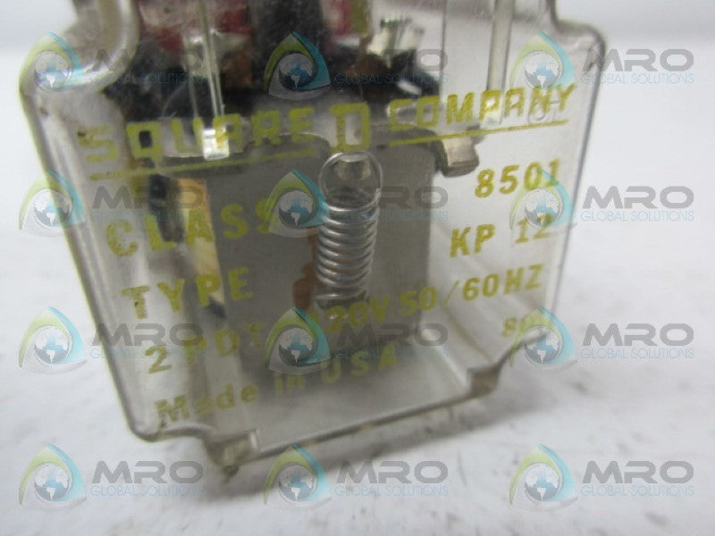 SQUARE D 8501-KP12 RELAY  UNMP