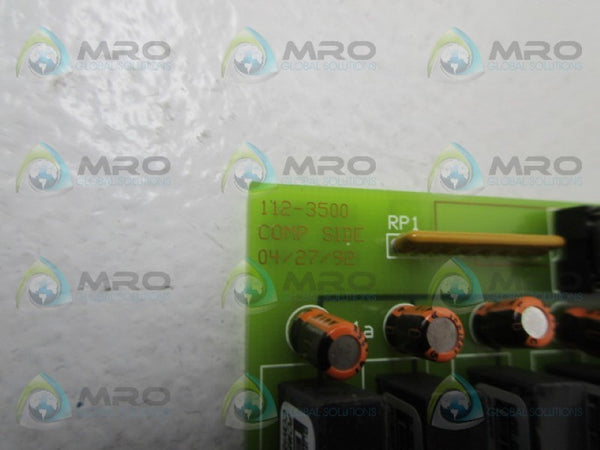 CONTROL TECHNOLOGY 112-3500 CURRENT OUTPUT BOARD  NSNP